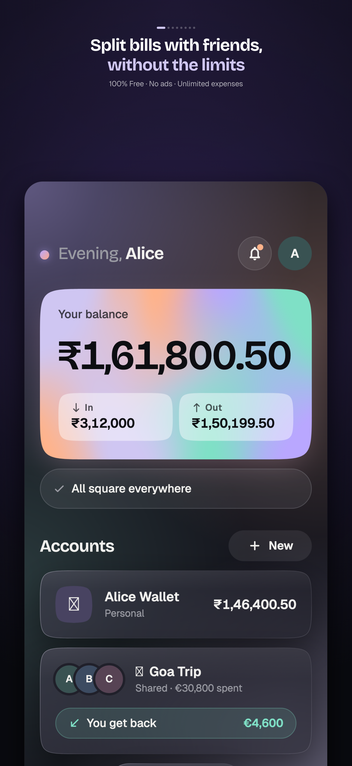 Aura Balance Card